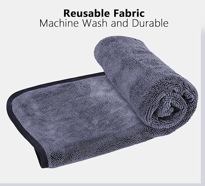 Shiny Wipes Cleaning Cloths,3pcs Shiny Bath Drying Towels,Shower Doors Drying Towels,16*16in Streak Free Glass Window Car Mirror Super Absorben Microfiber Cleaning Cloths (3pcs grey 16*16″)
