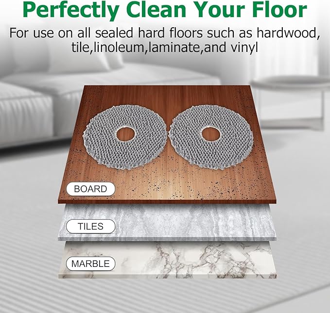 MIXEAL 25 Pack Replacement Accessories Kit for iRobot Roomba Plus 405 Combo, Plus 505 Combo Vacuum, 2 Main Brushes,4 Filters,6 Dust Bags,6 Mop Pads,6 Side Brushes,1 Cleaning Brush