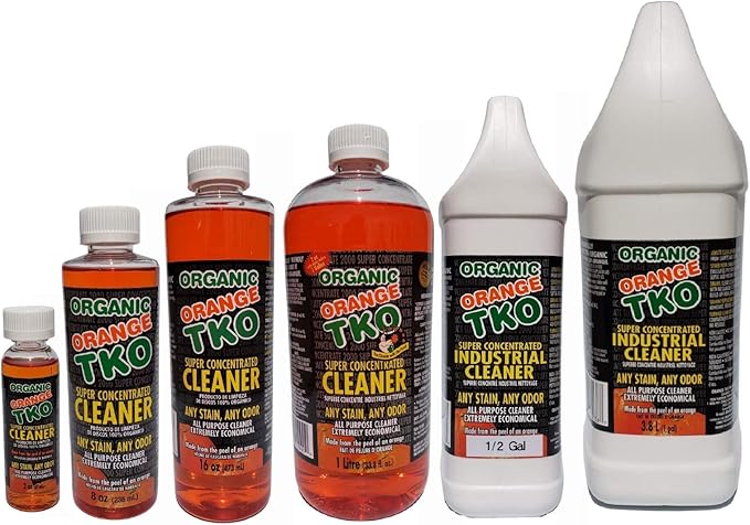 Stain remover, Floor cleaner, Degreaser, Glass cleaner, Multi Purpose Citrus Cleaner, Deodorizer, Stain Remover, Pet Safe, Non Toxic (64oz)