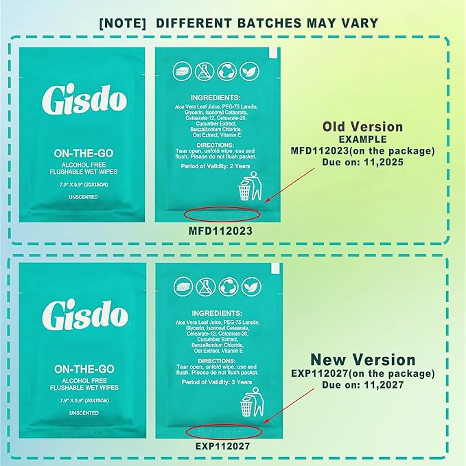 300 pcs Fragrance Free, Plant Based Wet Wipes, Aloe Vera for Butt, Hands, Face Cleaning, Sufficient Quantity, Individual Wrapped, Portable Size, Ideal for Daily Use