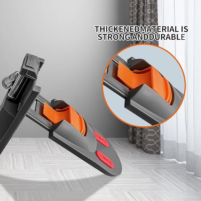 57-inch Fiber Flat mop with 4 Floor mops with Washable Pads, Suitable for Multiple Surfaces and Designed specifically for Floor Cleaning. Features an Extra-Long Telescopic Handle for deep Cleaning