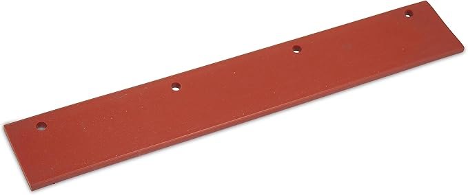 Asphalt V-Shaped Crack Squeegee Blade Rubber Red