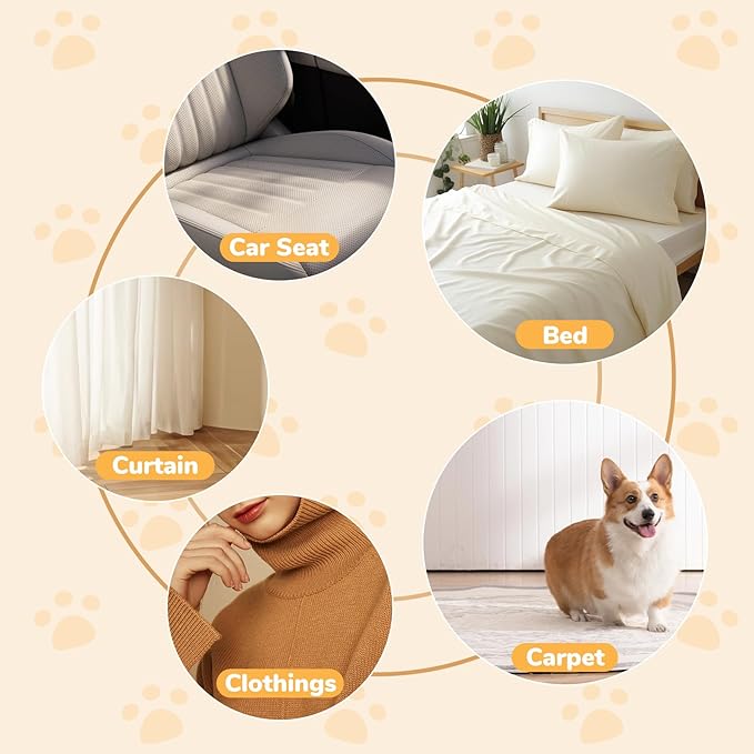 TZKGZP Pet Hair Removal Gloves, Electrostatic Pet Hair Grooming Gloves for Dog & Cat, Reusable for Carpet, Clothing,Furniture,Clothing, Couch,Bed,Curtain-2 PCS