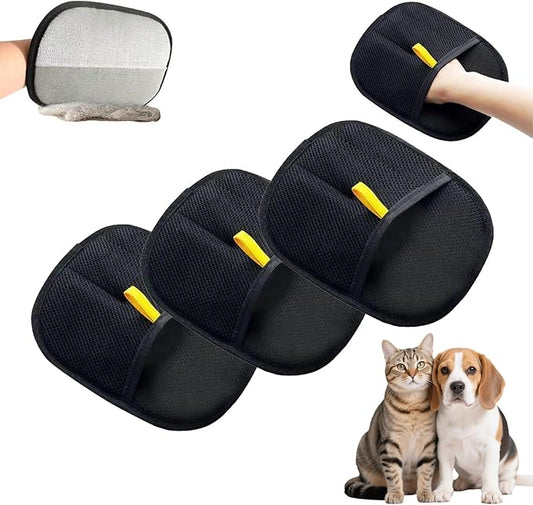 Cat Dog Pet Electrostatic Hair Removal Gloves,Upgraded in 2025,Hair Brush,Washable,Reusable,For Clothes, Sofa,Carpet,Car Seat