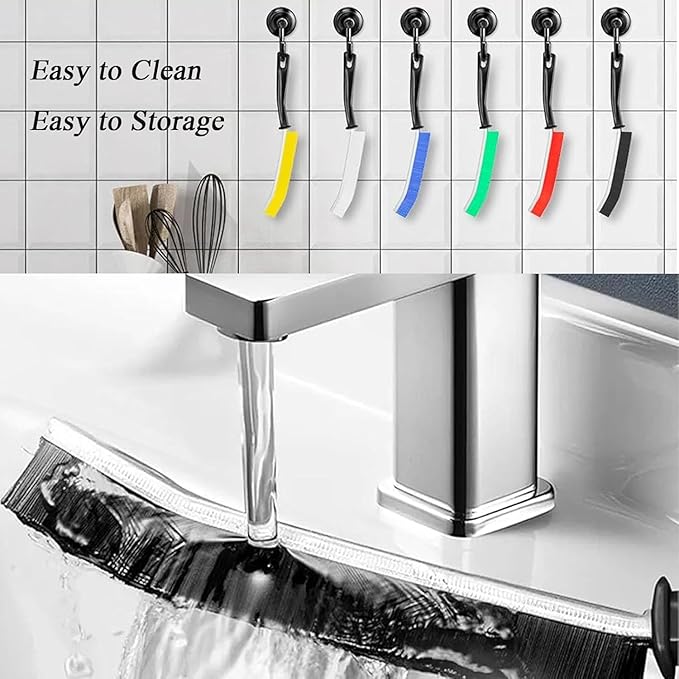 TuTuYa 11PCS Crevice Cleaning Brush Set, Hard Bristle Gap Cleaning Kit for Groove, Window, Tiles, Corner, Faucet, Bathroom, Kitchen, Stove, Pot