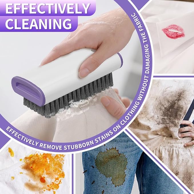 Laundry Brush Shoe Brush Shoe Cleaning Brush Scrub Brush for Stains,Household Cleaning Clothes Shoes Scrubbing,Household Cleaning Brushes