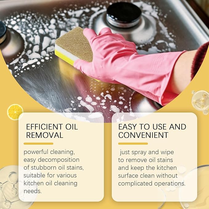 Multi Purpose Powerful Cleaner for Kitchen, 3 in 1 Coconut Oil Cleaning Paste, 3 in 1 Multi-Purpose Stainless Coconut Oil Cleaning Paste, for Oven, Pot and Stove (3)