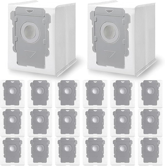 APZOVO 20 Pack Vacuum Bags for iRobot Roomba i7, i7+, i8, i8+, i3, i3+, i4, i4+, i5, i5+ i6, i6+, j5, j5+, j6, j6+, j7, j7+, j8, j8+, j9, j9+, s9, s9+, Replacement Bag for Roomba i & s & j Series