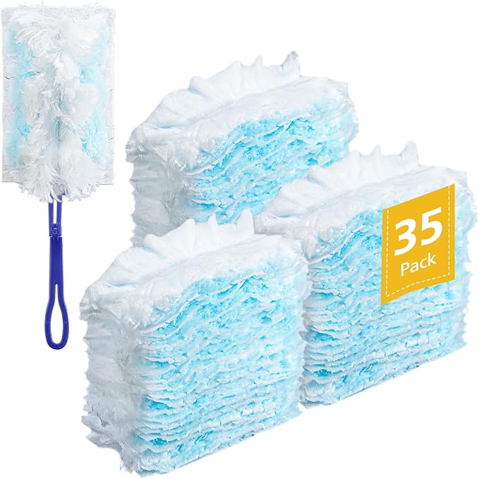Duster Refills for Swiffer Dusters, 35 Count Disposable Duster Refill Heavy Duty Dusters Refills Replacement Head