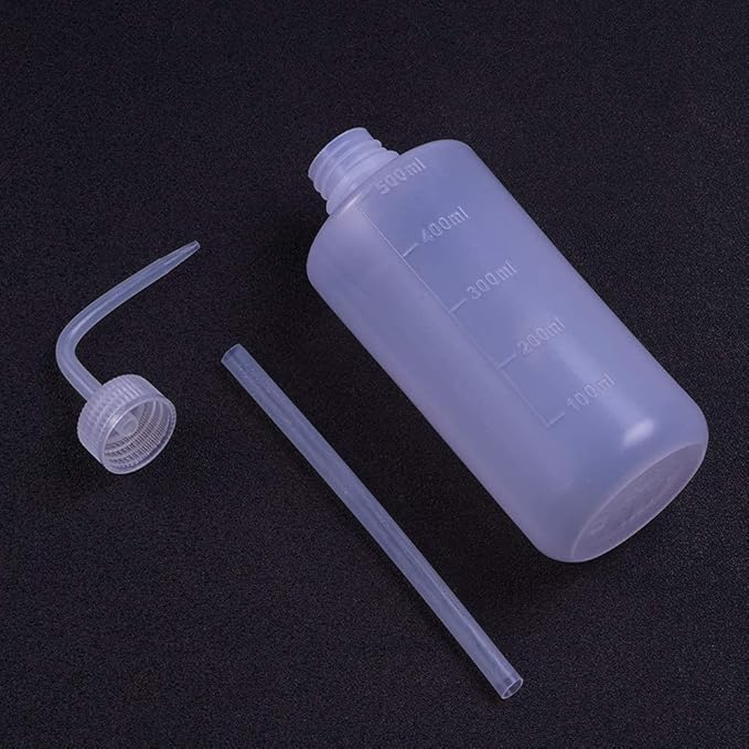 3 PCS Tattoo Bottle Squeeze Wash Bottle Convenient Green Soap Supply Wash Tattoo Accessories (500ml)