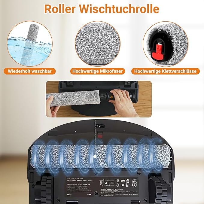 Bpbdzz 25 Count S1 Pro Omni Accessories for Eufy Robot Vacuum Omni S1 Pro: 1 Main Brushes, 1 Roller Mops, 4 Filters, 6 Side Brushes, 6 Dust Bags, 6 Scented Tablets,1 Cleaning Brush