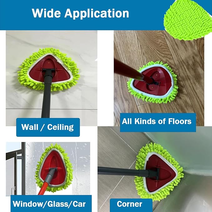 YWSHF Spin Mop Heads Replacements for Ocedar Easywring 1 Tank System 2 Pack Microfiber Mop Pad Spin Mop Refill for O Cedar Mop Head Replacement