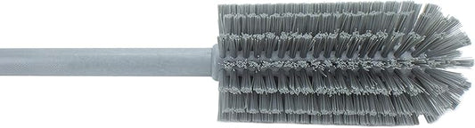 SPARTA Scrub Brush Bottle Brush, Dishwasher Safe Brush with Hanging Hole for Cleaning, Plastic, 16 Inches, Gray, (Pack of 4)