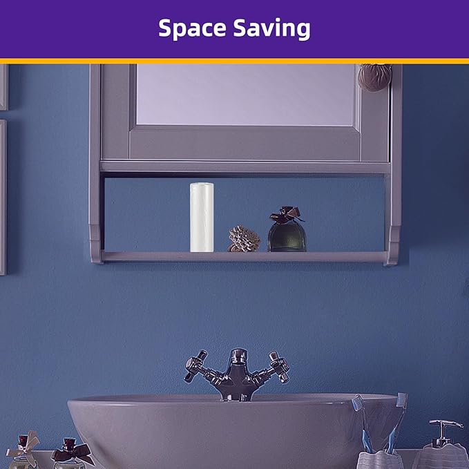 Tall-Kitchen Trash-Bags 13-Gallon Garbage Bag - Unscented Strong Large Outdoor Clear White Plastic Recycling Compactor Can Liners for Lawn Yard Office Bathroom Waste Basket, 3 Roll 75 Counts