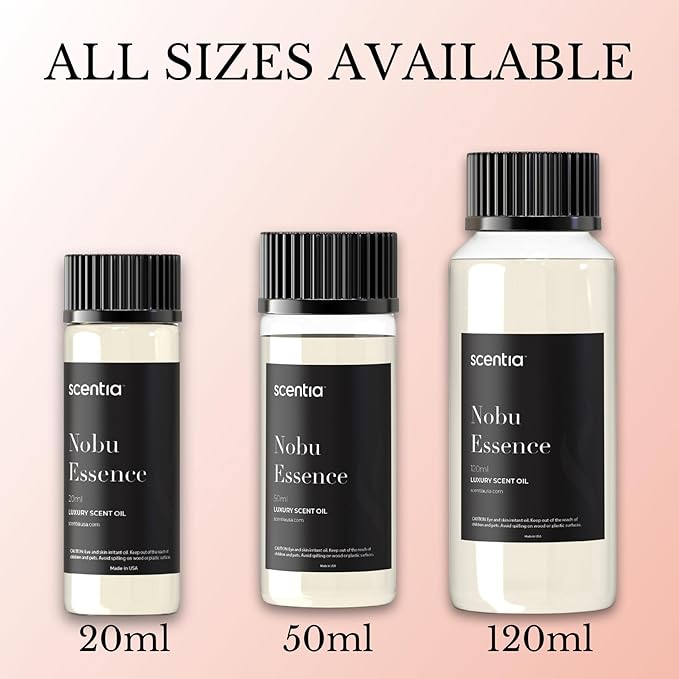 Scentia Hotel Diffuser Oil – Inspired by Nobu Hotels, Aromatherapy Fragrance Oil for Home, Office, Living Room (20 ml / 0.67 Fl Oz)