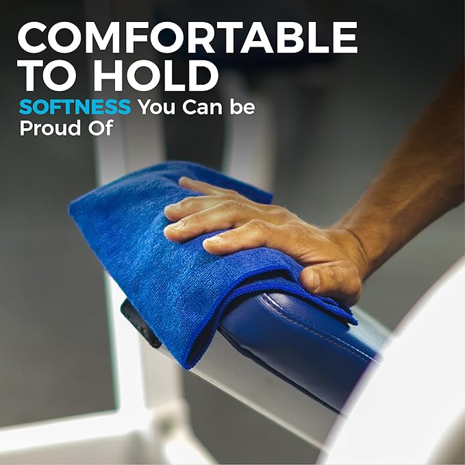 The Rag Company - All-Purpose Microfiber Terry Cleaning Towels - Commercial Grade, Highly Absorbent, Lint-Free, Streak-Free, Kitchens, Bathrooms, Offices, 300gsm, 12in x 12in, Lavender (12-Pack)