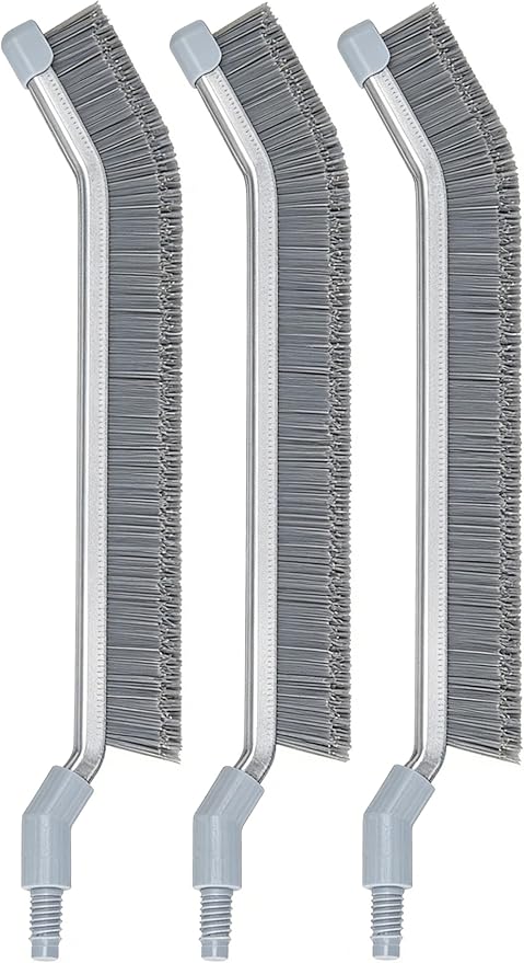 PalNests DIY V-Shaped Hard-Bristle Crevice Brush – Replacement for PalNests Crevice Cleaning Brush CB03 & CB04, Deep Clean for Kitchen, Bathroom, Grout & Tight Gaps, Pack of 3