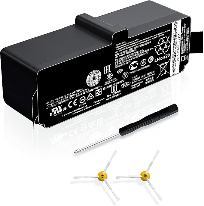 Lcenerga 4400mAh for iRobot roomba Battery 1800Li Battery Lithium Ion Compatible with Roomba 980 970 960 940 895 890 860 695 680 690 675 640 614 Series 5505 14.4V 63.36Wh