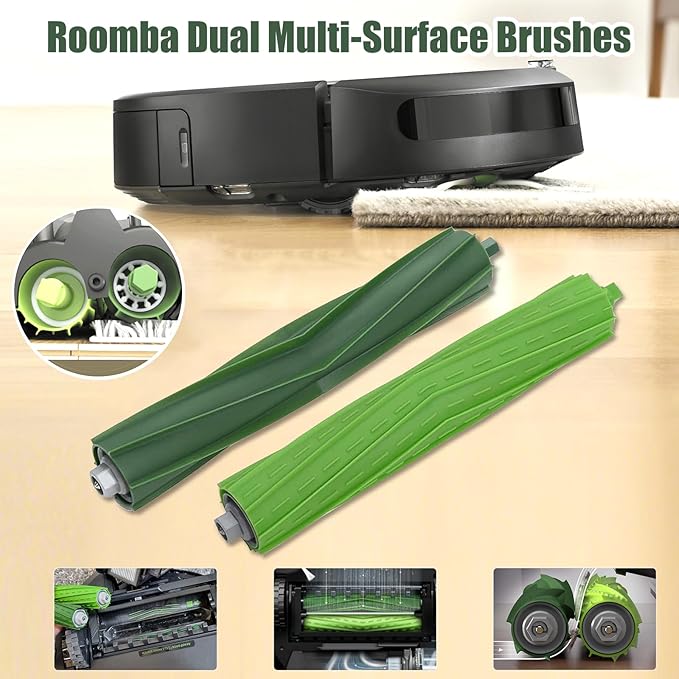 3 Sets Replacement Roller Brushes for irobot Roomba E & I & J Series Vacuum Cleaners e5 e6 e7 i1 i1+ i2 i3 i3+ i4 i4+ i6 i6+ i7 i7+ i8 i8+ j6+ Combo i5 i5+ j5 j5+ j7 j7+