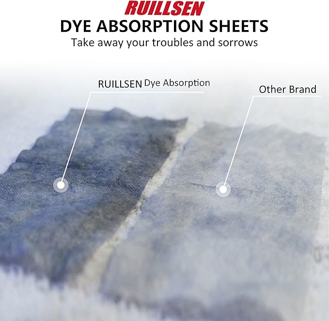 Dye Absorption, Dye Trapping Sheet Grabber Stain Remover Sheets for Laundry Household Cleaning Sweaters Dye Absorption In Wash 72 Count Sheets at School/Single Apartment/Small Families