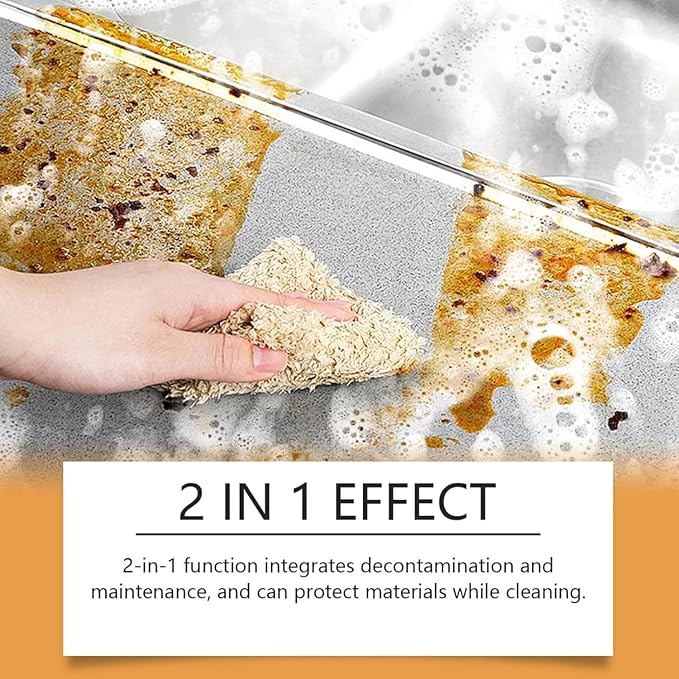 Powerful Kitchen Grease Cleaner, Powerful Clean Kitchen Oil Stains Spray, Heavy Duty Degreaser Cleaner Spray, All Purpose Heavy Oil Cleaning Agent, KitchenFoamCleaner Stubborn Stains Cleaner (2)