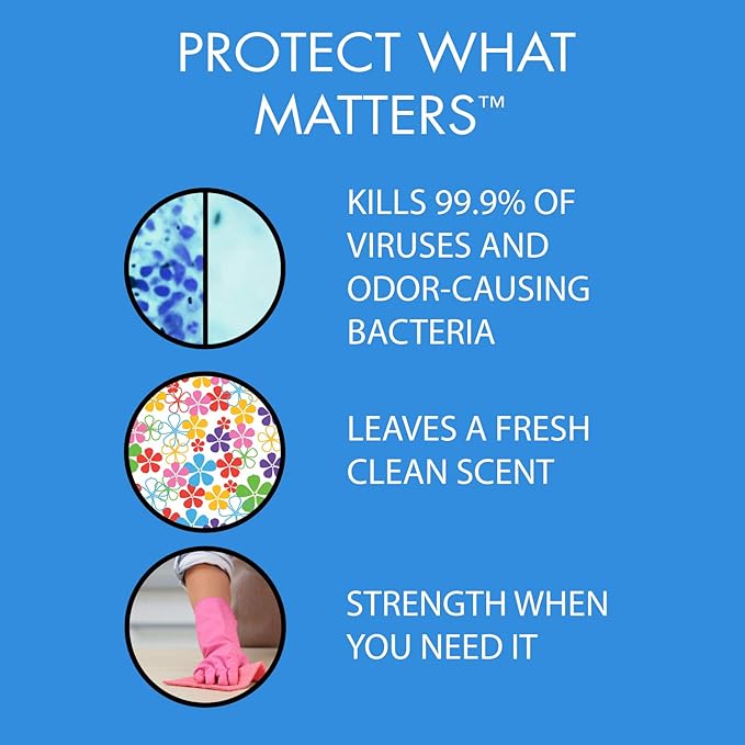 In-Cide Disinfectant Spray, EPA Registered Hospital-Grade Multi-Surface Cleaner, Sanitizer & Deodorizer, Kills 99.9% of Viruses & Bacteria, Lavender Scent, 24 oz Bottle (6 Pack)