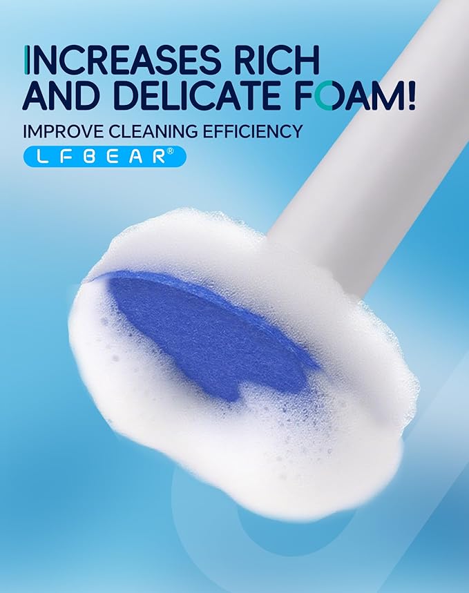 LFBEAR Disposable Toilet Cleaning System - Toilet Wand Kit with 36 High-Performance Refills, Wall Mounted Brush and Holder for Deep Cleaning Bathroom (Only contains 36 Refills)