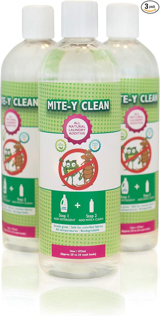 Mitey Clean All-Natural Laundry Additive - 3 Pack (48 Fl Oz)