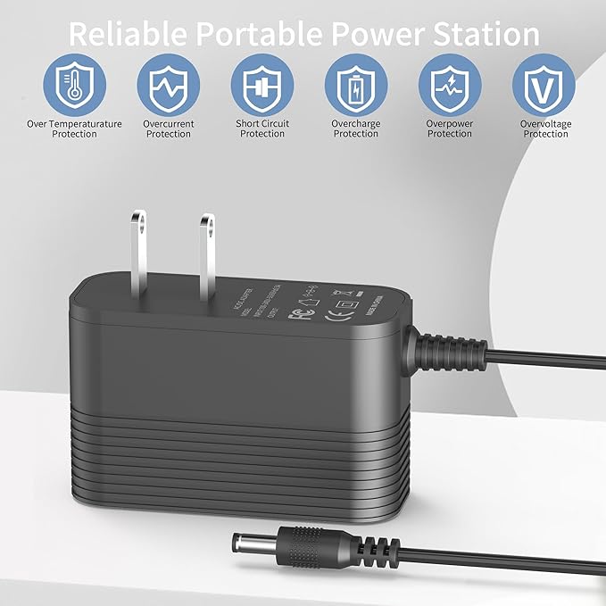 36V Charger for Cordless Vacuum Cleaner Replacement for ElecKeys K10 and UOTKD P11 29.6V Lithium Ion Battery Cordless Stick Vacuum Cleaner Charger Adapter