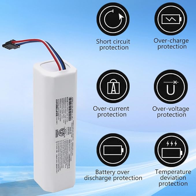 Original P2008-4S2P-MMBK Battery Accessories for Dreame F9/D9/D9 Pro/D9 Max/L10 Pro/Z10 Pro/Dreame L10S Ultra Vacuum Cleaner 14.4V 5200mAh