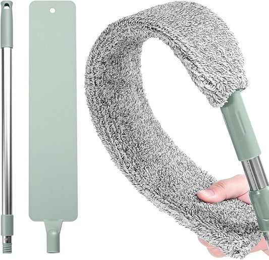 Retractable Gap Dust Cleaner – Extendable Microfiber Duster with Bendable & Removable Head, Washable Dusting Brush for Home, Kitchen, Car & Hard-to-Reach Areas (1)