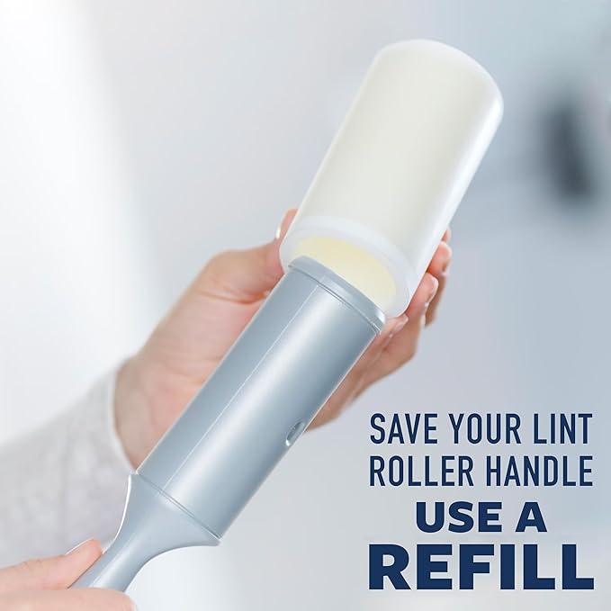 Scotch-Brite Everyday Clean Lint Roller, Lint Remover for Pet Hair, Dark Clothes, Furniture, and Dusty Surfaces, Picks Up Fur & Fluff in Your Home, Car, & Office, 10 Pack, 950 Adhesive Sheets Total
