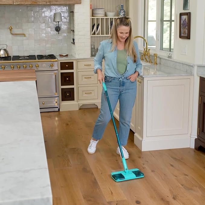 Teko Turbo Powered Cordless Stick Vacuum Cleaner – Multi-Surface Rechargeable Sweeper for Carpet, Hardwood, and Tile, Lightweight Household Wireless Vacuum for Pet Hair & Floor Cleaning, Iron