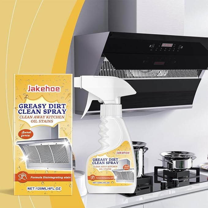 Multifunctional Powerful Kitchen Foam Cleaner, 2025 New All Purpose Oil Stain Cleaning Spray, Powerful Degreasing, Gentle Formula, Perfect Forovens, Grills And Microwaves (2)