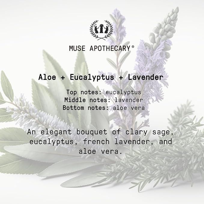Muse Apothecary Flush Ritual - Aromatic & Refreshing Toilet Spray, Use Before You Go, 2 oz, Infused with Natural Essential Oils - Aloe + Eucalyptus + Lavender, Pack of 3