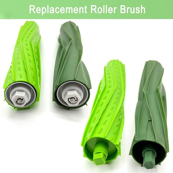 Replacement Parts for iRobot Roomba E5 E6 E7 i2 i3 i3+i4 i4+ i5 i5+ i6 i6+ i7 i7+ i8 i8+/Plus i1 E i j Series Robot Vacuum,2 sets of multi-surface roller brushes 6 Vacuum bags 6 filters 6 side brushes