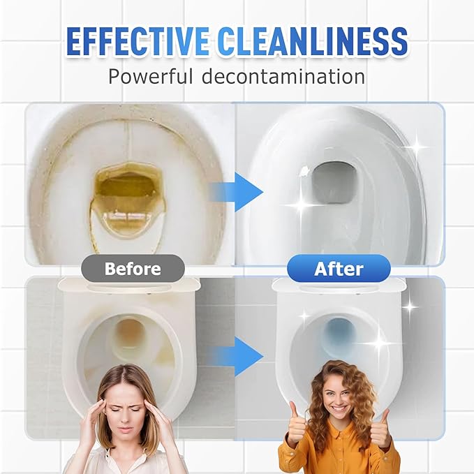 Foam Toilet Cleaner, 2025 New Toilet Bowl Cleaner, Advanced Bathroom Cleaner for Home, Powerful Instant Bowl Cleaners for Toilets Squatting Pans (1)