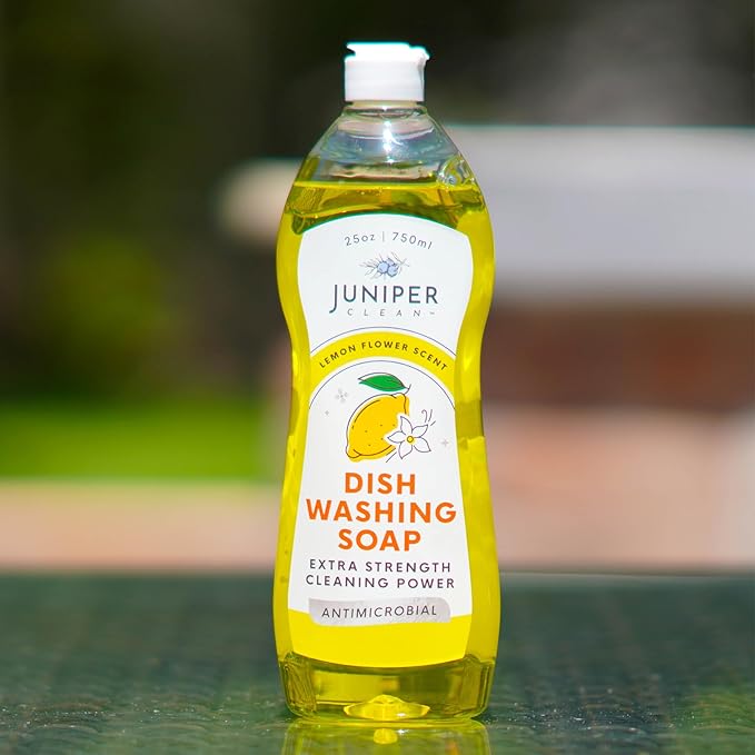 Dish Soap, Lemon Scent, Liquid Dish Washing Soap Squeeze Bottle 25 Fl Oz (Pack of 1)