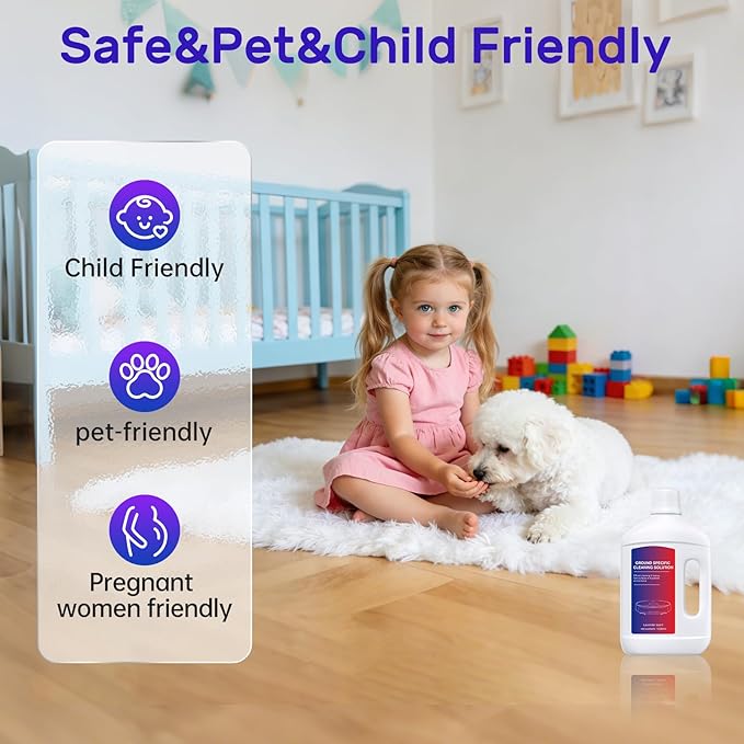 Nukisa Lavender Floor Cleaning Solution 1L Compatible with Dreame Wet & Dry Vacuum and Robot，Residue & Streak Free, Suitable for All Robot Vacuum Cleaners and Wireless Wet Dry Dual-Use Vacuum Cleaners