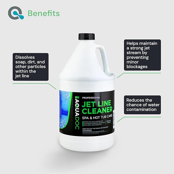 Jet Line Cleaner - 1 Gallon | Fast-Acting Spa & Jetted Tub Cleaner for Hot Tubs