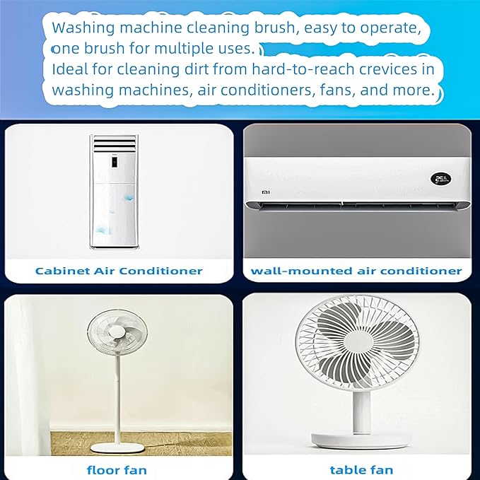 3Pcs Washing Machine Cleaning Brush, Washing Machine Brush Washing Machine Cleaner Front Load Washer Cleaner Brush Load Washer Cleaner Drum Washing Machine Cleaning Tools