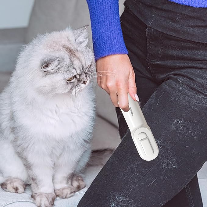 Reusable Lint Roller, 2-in-1 Sticky Lint Removal Cleaner Brush, Lint Rollers for Pet Hair Extra Sticky, Household Laundry Accessories for Cat Hair, Dog Hair, Clothing Lint, Debris, Crumb