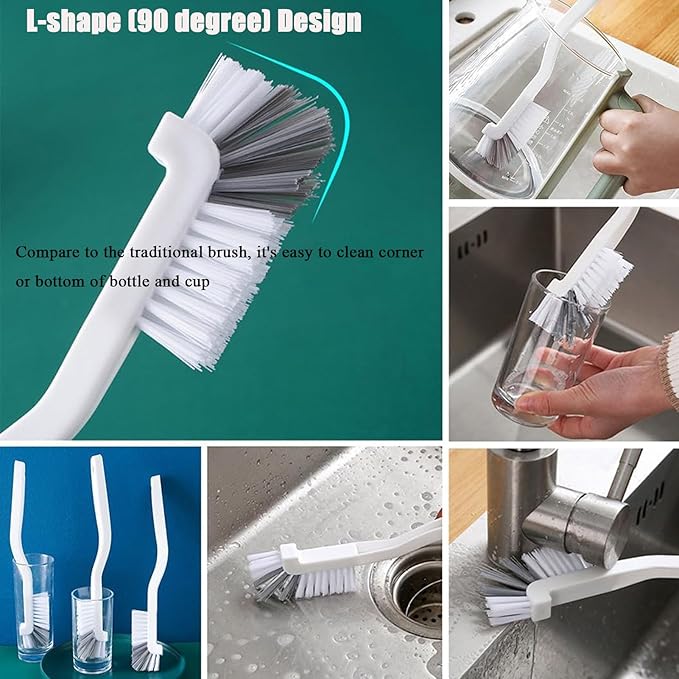 TuTuYa 11PCS Crevice Cleaning Brush Set, Deep Cleaning Groove Gap Cleaning Tool Ideal for Kitchen, Bathroom, Tiles, Corner, Grout, Sink, Faucet, Cup, Teapot, Bottle, Blender