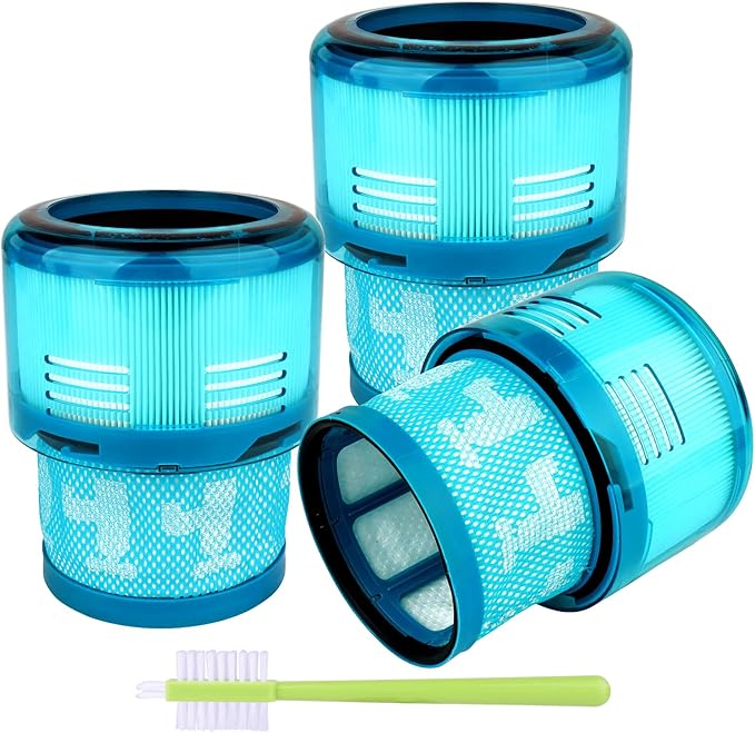 Fullclean Filter Replacements Compatible with Dyson Gen5 Gen 5 Detect Cordless Vacuum Cleaner,Post Filters Replaces Part #972352-01,3 Pack