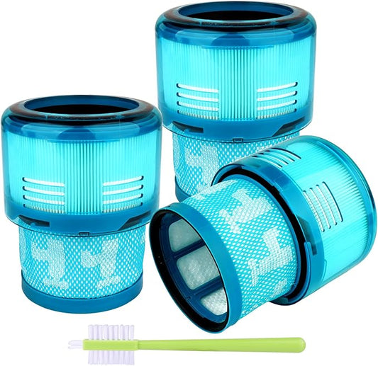 Fullclean Filter Replacements Compatible with Dyson Gen5 Gen 5 Detect Cordless Vacuum Cleaner,Post Filters Replaces Part #972352-01,3 Pack