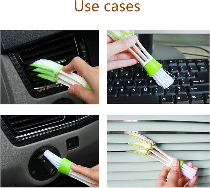 Blind Cleaner Duster Tool Microfiber Washable Cleaning Tools for Ceiling Fan Cleaner Duster and Blind Cleaner; Suitable for Louvers, Air Conditioning Vents, and Ceiling Fans (3-Pack)
