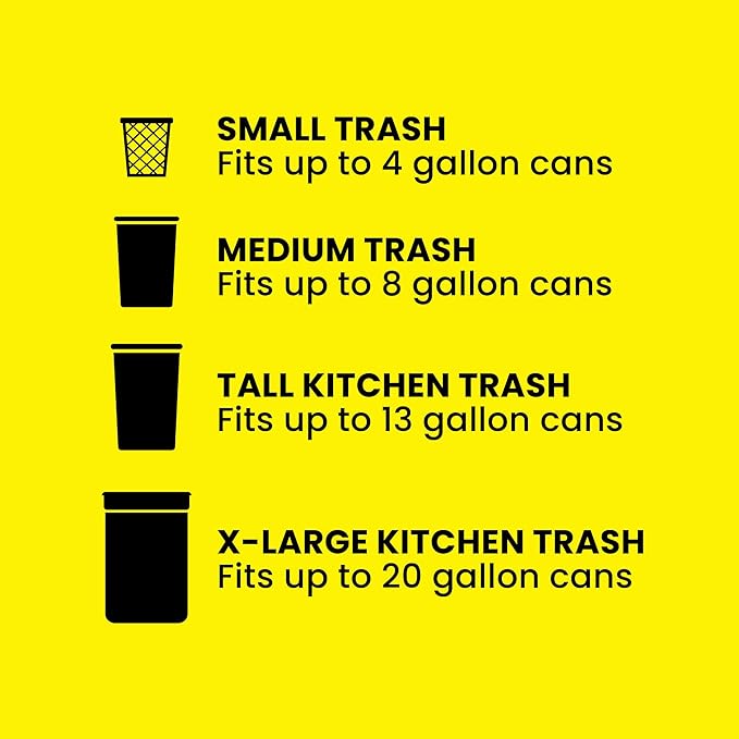 Glad ForceFlex Tall Kitchen Trash Bags, 13 Gallon, Gain Original, 40 Count (Package May Vary)