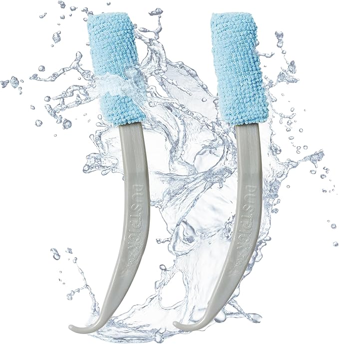 Reusable Feather Duster & Crevice Cleaning Brush | Versatile Cleaning Tools for Blinds, Window Tracks, Shutters, Baseboards, Kitchen Gaps | Microfiber Window & Space Cleaner (Pack of 2)