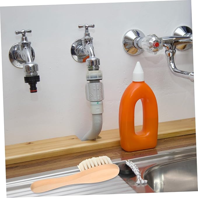 Boar Bristle Laundry Scrub Brush for Delicate Fabrics Soft Cleaning Brush for Stains for Cotton and Linen Clothing