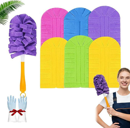 360° Electrostatic Duster Refills — The Sustainable Choice for a Dust-Free Home, Duster Refills Reusable, Larger Size Dusters with 4X Microfibers